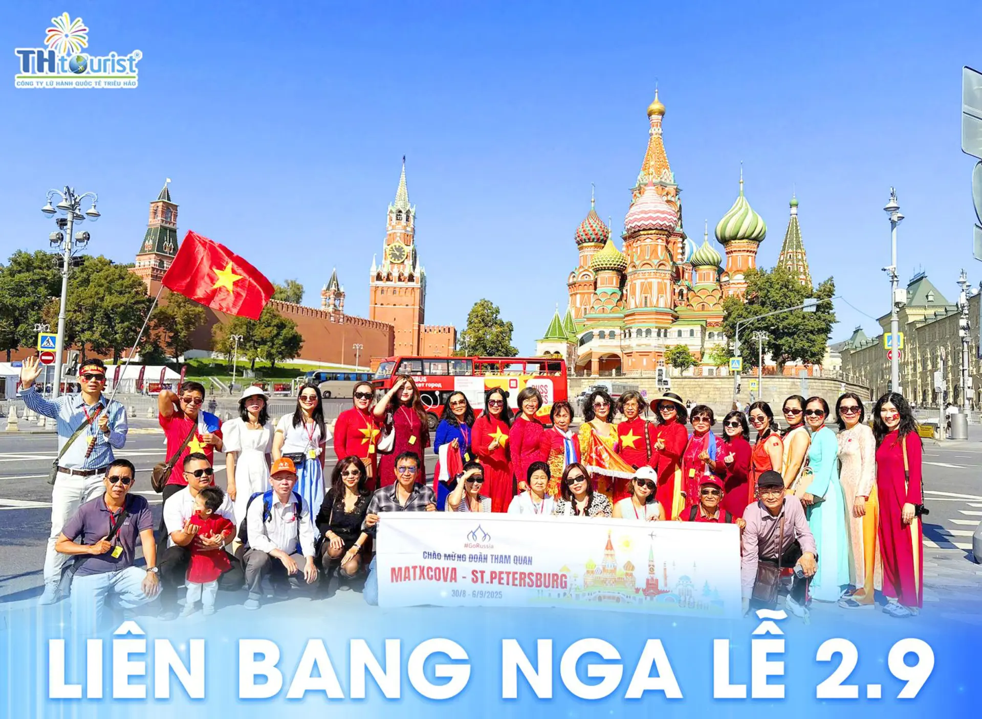 Hành Trình Khám Phá Liên Bang Nga Lễ 2/9