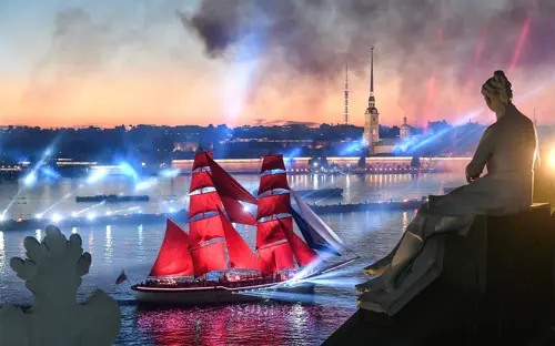 Lễ hội Cánh Buồm Đỏ Thắm - Sự kiện nổi bật tại Saint Petersburg mùa hè 2026