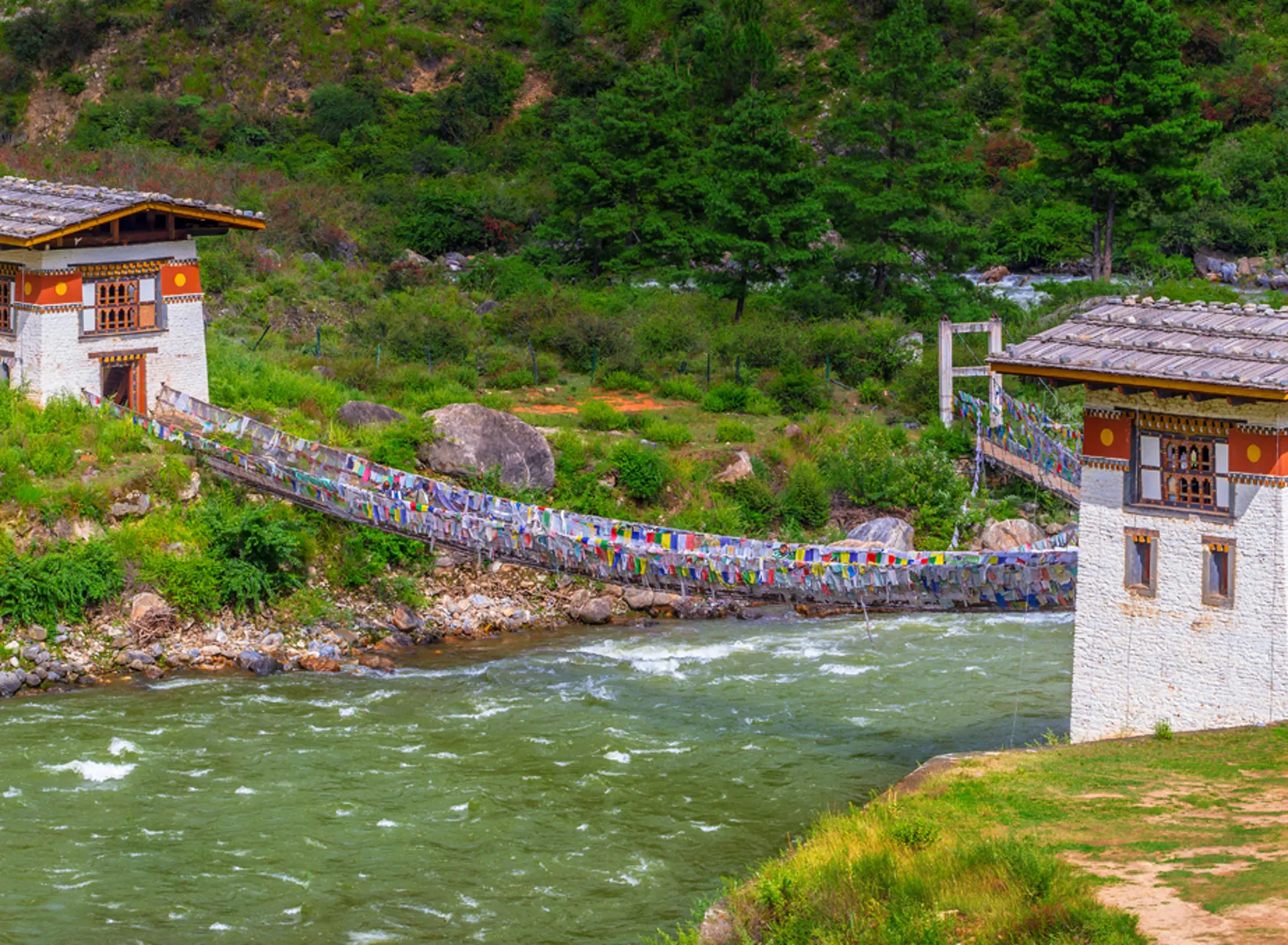 Cầu treo Punakha Bhutan: Điểm check-in khiến du khách vừa thích vừa “run chân”