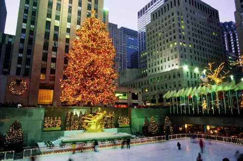 Cây thông Noel nổi tiếng nhất New York được thắp sáng