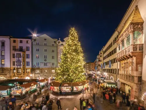 Chợ Giáng sinh Innsbruck – Sắc màu lễ hội giữa tuyết trắng nước Áo