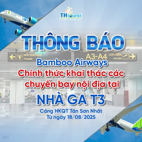 Bamboo Airways Khai Thác Bay Nội Địa Tại Nhà Ga T3 Tân Sơn Nhất