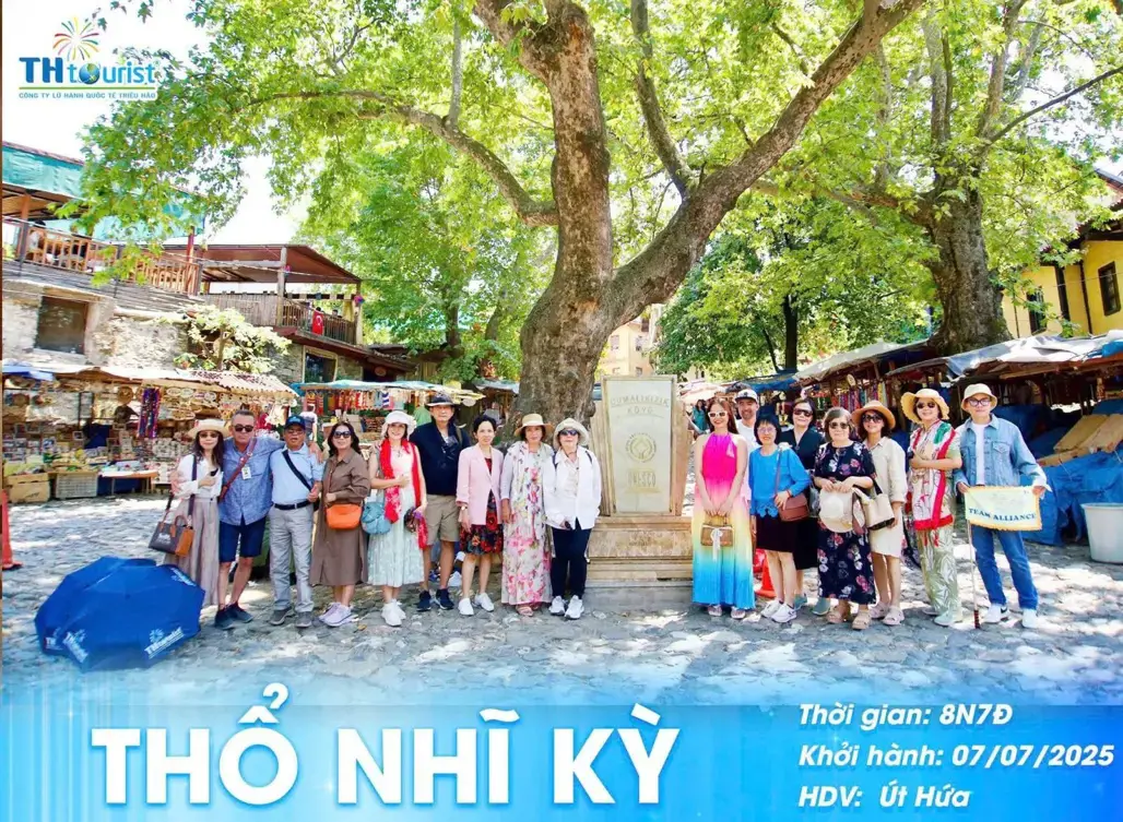 DU LỊCH THỔ NHĨ KỲ: ISTANBUL – PAMUKKALE – CAPPADOCIA LỄ 30.4 (BAY THẲNG TK)