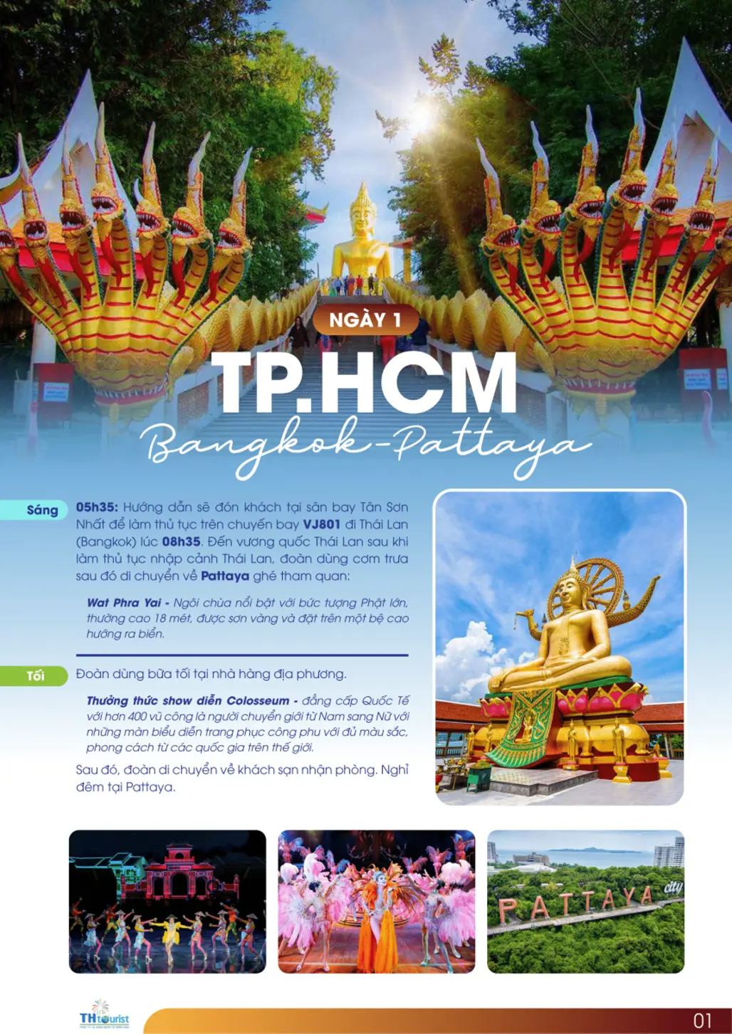Du Lịch Thái Lan: Pattaya - Ayutthaya - Bangkok 2025