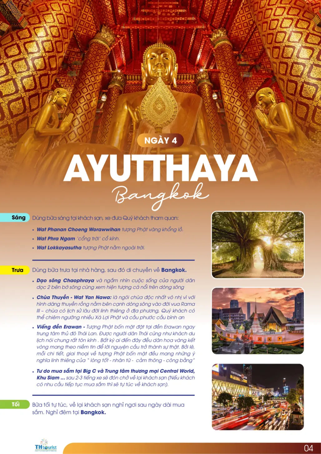 Du Lịch Thái Lan: Pattaya - Ayutthaya - Bangkok 2025