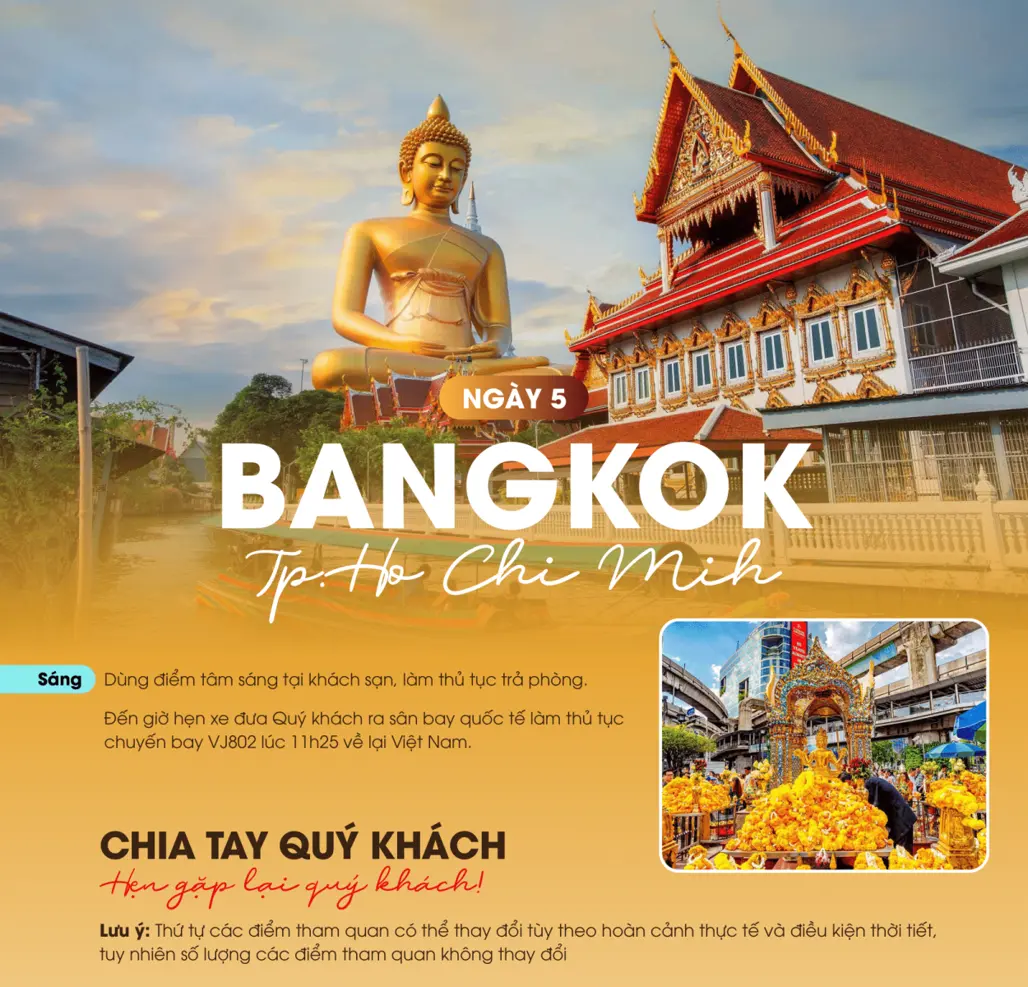 Du Lịch Thái Lan: Pattaya - Ayutthaya - Bangkok 2025
