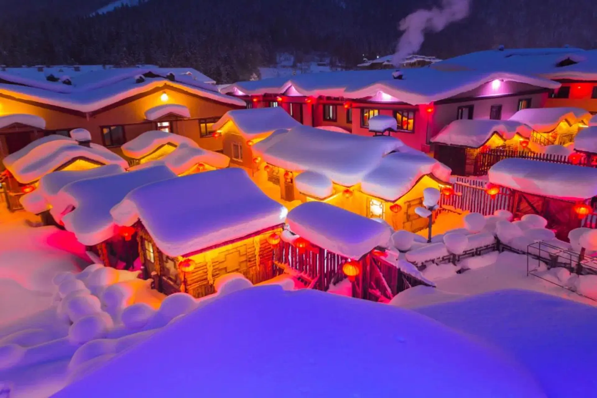 Làng Tuyết Trung Quốc – Snow Town Harbin 2025